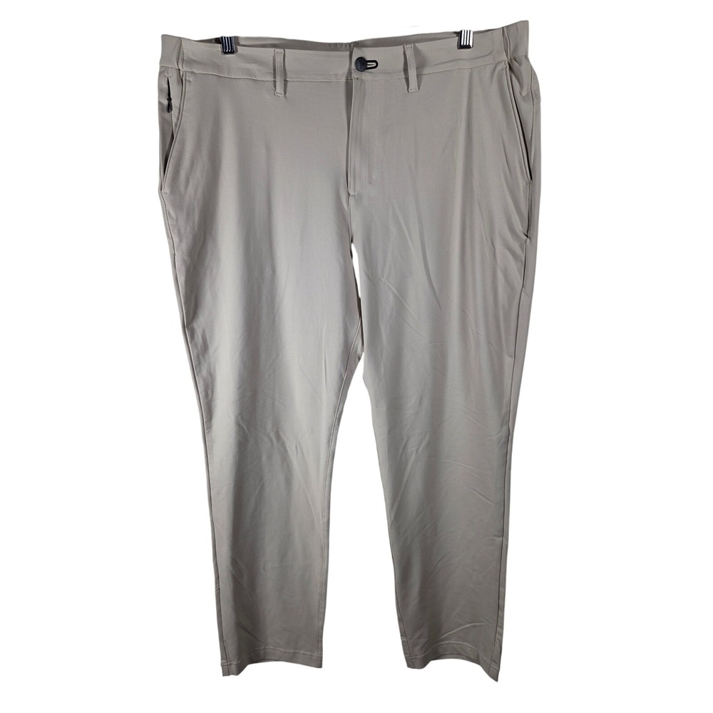 Public‎ Rec Dealmaker Pants Mens 36x30 Khaki Beige Stretch Tapered Chino